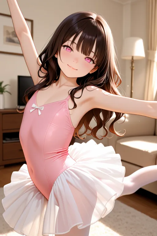 女儿的芭蕾舞同学似乎正在盘算着什么?